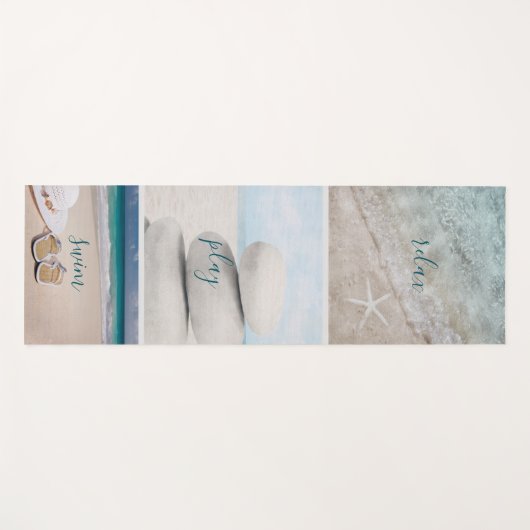 Sandstrände Yogamatte (Vorderseite (Horizontal))