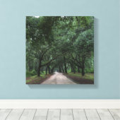 Sandstraße Leinwanddruck (Insitu (Holzboden))