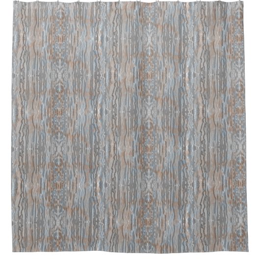 Sandstreifen Duschvorhang (Vorderseite)