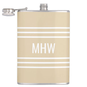 Sandstreifen Flachmann