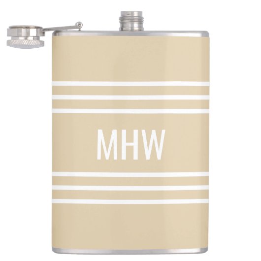 Sandstreifen Flachmann (Geöffnet)