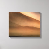 Sandsturm bei den Dünen von Mesziemlich Sand, Sonn Leinwanddruck (Vorderseite)