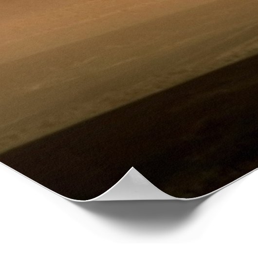 Sandsturm bei den Dünen von Mesziemlich Sand, Sonn Poster (Ecke)