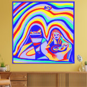 Sandsturm Leinwanddruck (Insitu (Wohnzimmer))