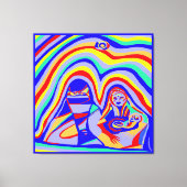 Sandsturm Leinwanddruck (Vorderseite)