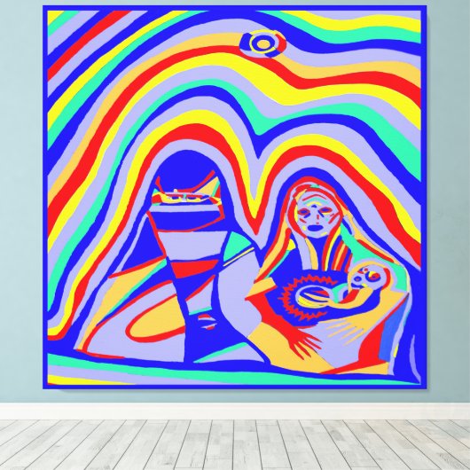 Sandsturm Leinwanddruck (Insitu (Holzboden))