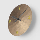 Sandsturm Runde Wanduhr (Winkel)