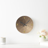 Sandsturm Runde Wanduhr (Zuhause)