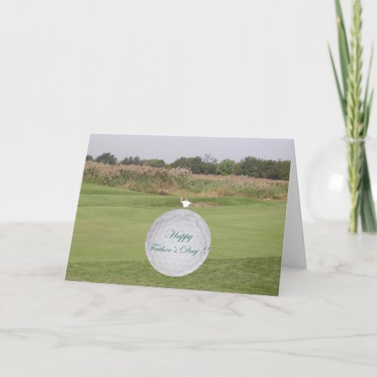 Sandtrapped glückliche der Vatertags-Karte Karte (Vorderseite)