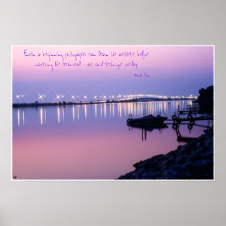 Sandusky Bay Bridge Poster