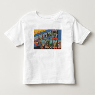 Sandusky, Ohio - der Eriesee - Zedern-Punkt Kleinkind T-shirt