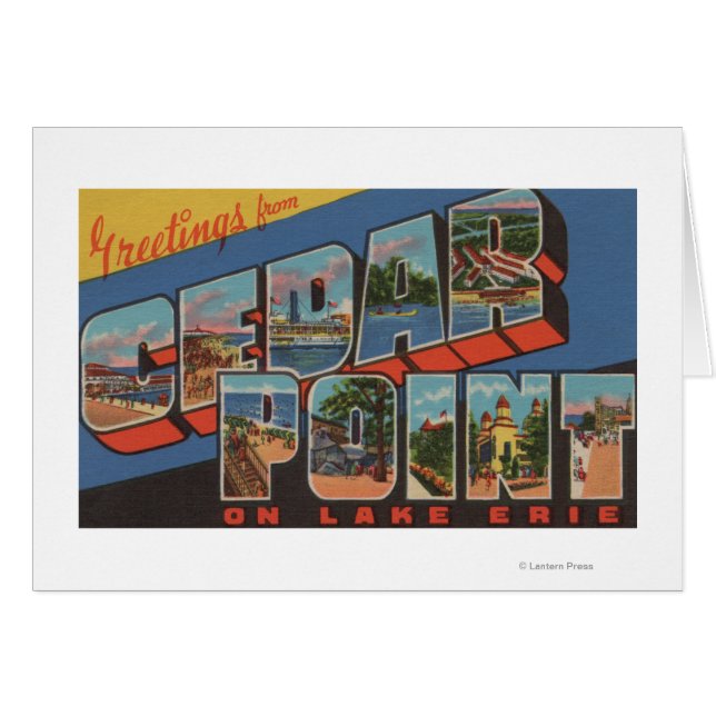 Sandusky, Ohio - See Erie - Cedar Point (Vorderseite (Horizontal))