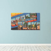 Sandusky, Ohio - See Erie - Cedar Point Leinwanddruck (Insitu (Holzboden))