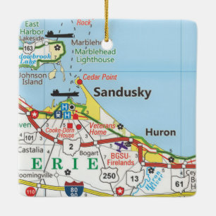 Sandusky-Roadmap Keramikornament