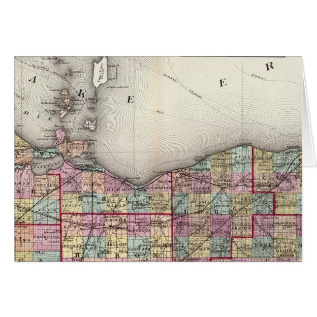 Sandusky, Seneca und Summit Landkreises (Vorderseite (Horizontal))