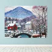 Sandvika Leinwanddruck (Insitu (Holzboden))