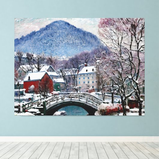 Sandvika Leinwanddruck (Insitu (Holzboden))