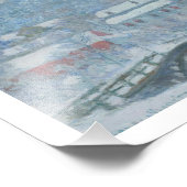 Sandviken Norwegen im Schnee Fotodruck (Ecke)