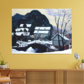 Sandviken Norwegen Leinwanddruck (Insitu (Wohnzimmer))