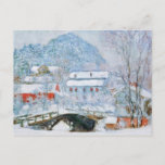 Sandviken Village in Snow Claude Monet Postkarte<br><div class="desc">Sandviken Village im Schnee (1895),  von Claude Monet (1840-1926). Diese bezaubernde Postkarte bringt Sie in ein winterliches Wunderland,  das die ruhige Schönheit des norwegischen Sandvikens durch die prächtigen Augen Monets einfängt. Die Fähigkeit des französischen Impressionisten,  mit Licht,  Farbe und Textur zu spielen,  wird in dieser bezaubernden Winterlandschaft meisterhaft gezeigt.</div>