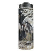 Sandwaschbecken Felswand Waterhole Thermosbecher (Vorderseite)