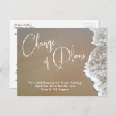 Sandwechsel, Pläne für verspätete Hochzeit am Stra Postkarte (Vorne/Hinten)