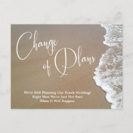 Sandwechsel, Pläne für verspätete Hochzeit am Stra Postkarte