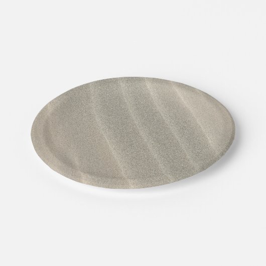 Sandwellen Pappteller (Schrägansicht)