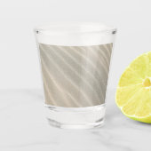 Sandwellen Schnapsglas (Vorderseite)