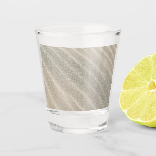 Sandwellen Schnapsglas (Vorderseite)