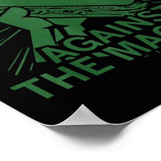 Sandwich Against The Machine For Men Women Poster (Ecke)