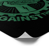 Sandwich Against The Machine Für Männer Frauen Poster (Ecke)