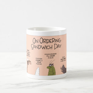 Sandwich am Sandwich-Tag bestellen Kaffeetasse