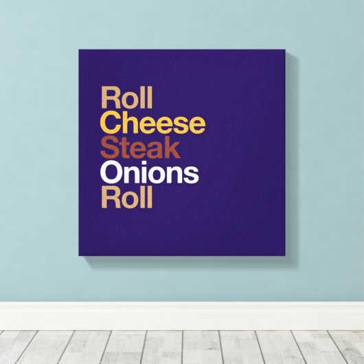 Sandwich Art Leinwanddruck (Insitu (Holzboden))