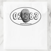 Sandwich-Aufkleber Ovaler Aufkleber (Tasche)