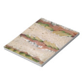 Sandwich Avocado & Lox Notizblock (Rotiert)