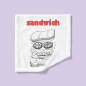 Sandwich Badhandtuch Set (Waschlappen)