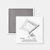 Sandwich-Beutel mit Schloss Magnet (Vorderseite/Rückseite)