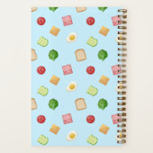 Sandwich-Blau Notizblock (Rückseite)