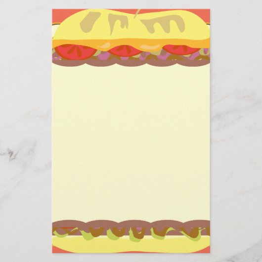 Sandwich-Briefpapier Briefpapier (Vorderseite)