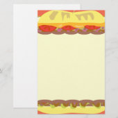 Sandwich-Briefpapier Briefpapier (Vorne/Hinten)