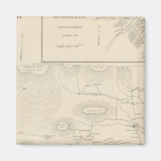 Sandwich, Carroll Magnet (Vorne)