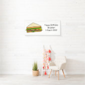 Sandwich Cartoon Illustration Banner (Insitu)