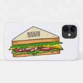 Sandwich Cartoon Illustration Case-Mate iPhone Hülle (Rückseite (Horizontal))