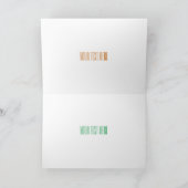 Sandwich Cartoon Illustration Karte (Innenseite)