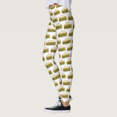 Sandwich Cartoon Illustration Leggings (Links)