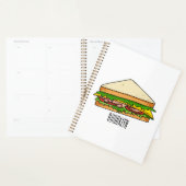 Sandwich Cartoon Illustration Planer (Anzeige)
