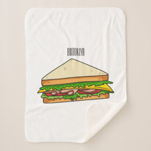 Sandwich Cartoon Illustration Sherpadecke