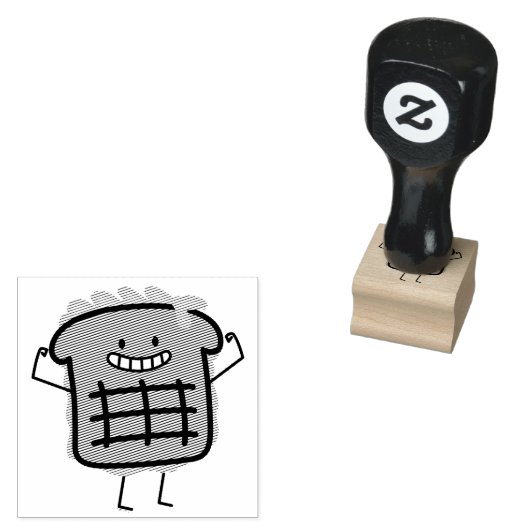 Sandwich Cheddar Toasted Brot, gegrillt Gummistempel (Stempel)