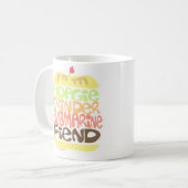 Sandwich Fiend Kaffeetasse (Vorderseite Links)